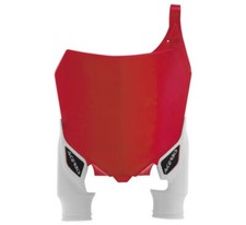 Acerbis Raptor Front Number Plates Red White ...