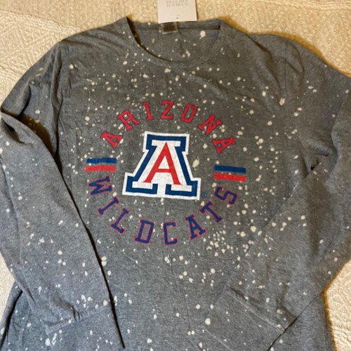 Arizona Wildcats Gameday Couture Shirt Womans Large Bleach Splash Dye Soft Cozy - Picture 19 of 19