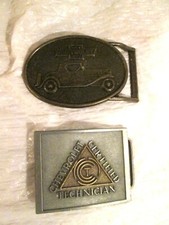Vintage Chevrolet Belt Buckles, car and Certified Technician