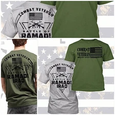 Ramadi t-shirt military DD-214 Combat Veteran army, navy, Air Force size s-2XL 