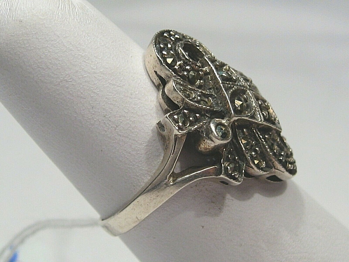 Designer Sterling Silver (.925) Ring. Sz 6, 4.3g. #128 | eBay