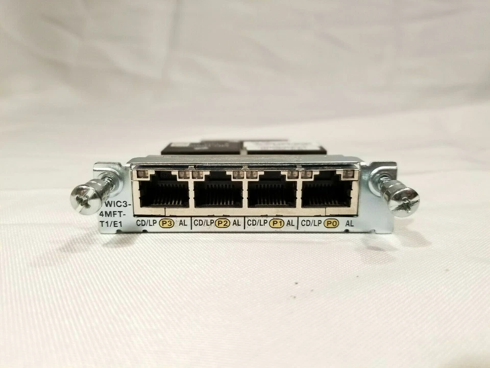 Genuine Cisco VWIC3-4MFT-T1/E1 Voice/WAN Interface Card w/Hologram QTY AVAIL - Image 2 of 4