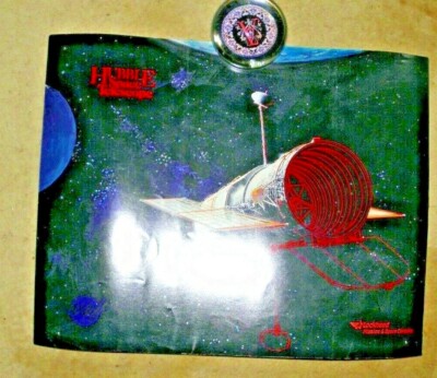 POSTER HUBBLE SPACE TELESCOPE LOCKHEED PERKIN-ELMER PRESUMABLY LATE 1980's