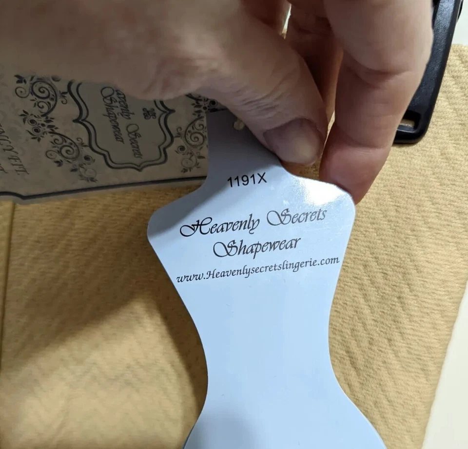 Heavenly Shapewear Para Mujer Plus Beige Control Firme Cintura Ajustador #1191 Talla 3X Foto 4 de 4