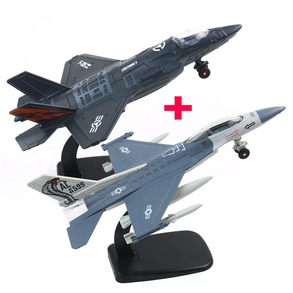 Metal Die Cast Toy Airplane Set Of 12 Military Planes And Jets. :  : Toys & Games