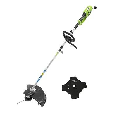 1200W Elektrischer Freischneider und Rasentrimmer (2-in-1) Greenworks GST1246