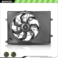 For 2016 2017 18-2020 Kia Sorento Radiator Black Cooling Fan Assembly 25380C6500