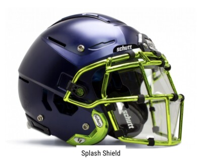 Pack Schutt Clear Football Helmet Eye Visor Mouth Face Mask Splash  Shield