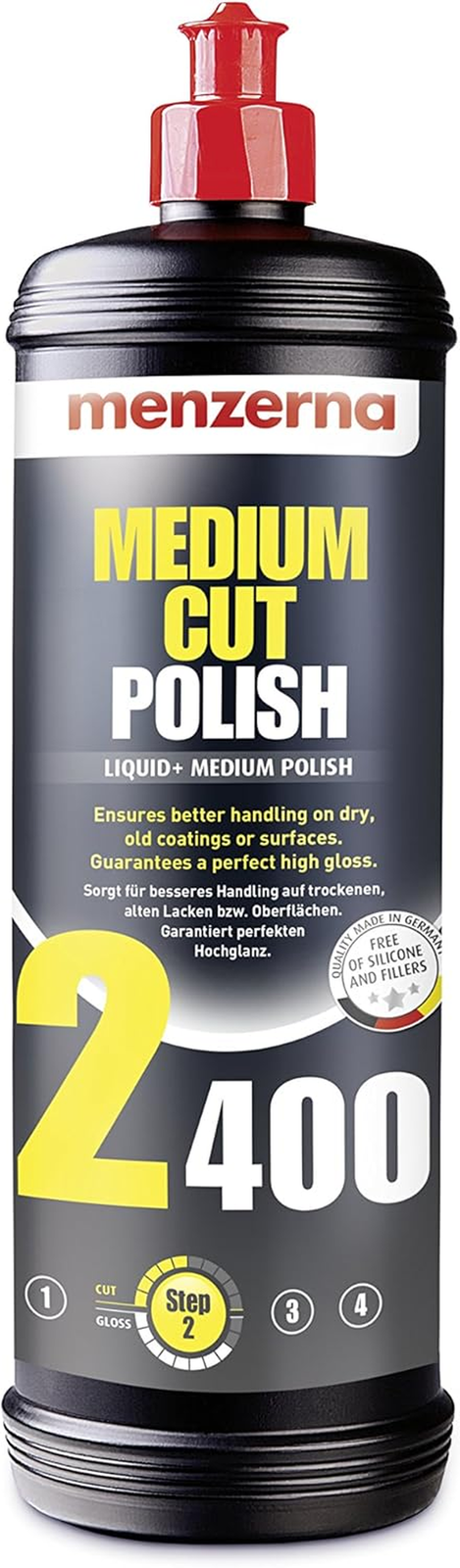 Medium Cut Polish 2400 32 Oz. Ensures Better Handling on Dry, Old Coatings or Su