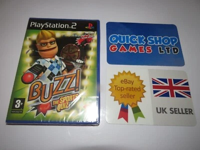 Buzz! The Sports Quiz Sony PS2 Playstation 2 New Factory Sealed PAL - Image 1 of 4