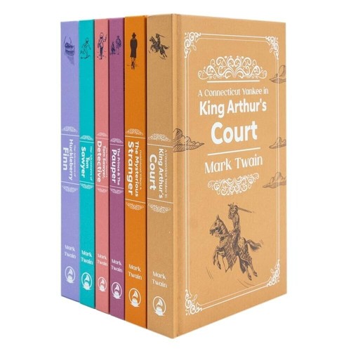 Mark Twain Deluxe Collection 6 Books Set Adventures of Tom Sawyer - Picture 2 of 3