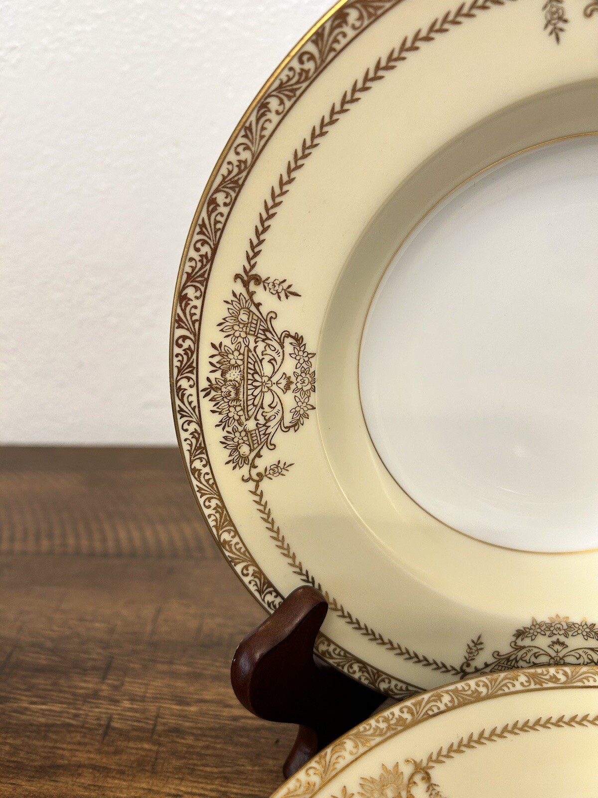 Noritake China Penelope 4781 Cream Gold Rim Soup Bowl Occupied Japan Set Of 4 eBay