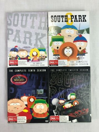 Preconcepción dividir Deliberar South Park Season 8 10 12 & 17 - DVD Bundle - Region 4 | eBay