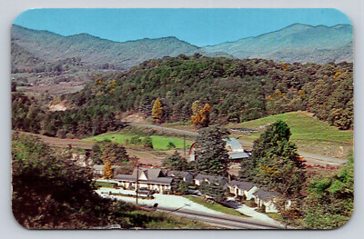 #ad Junaluska Motor Court Lake Junaluska North Carolina Round Corners P471 $5.71