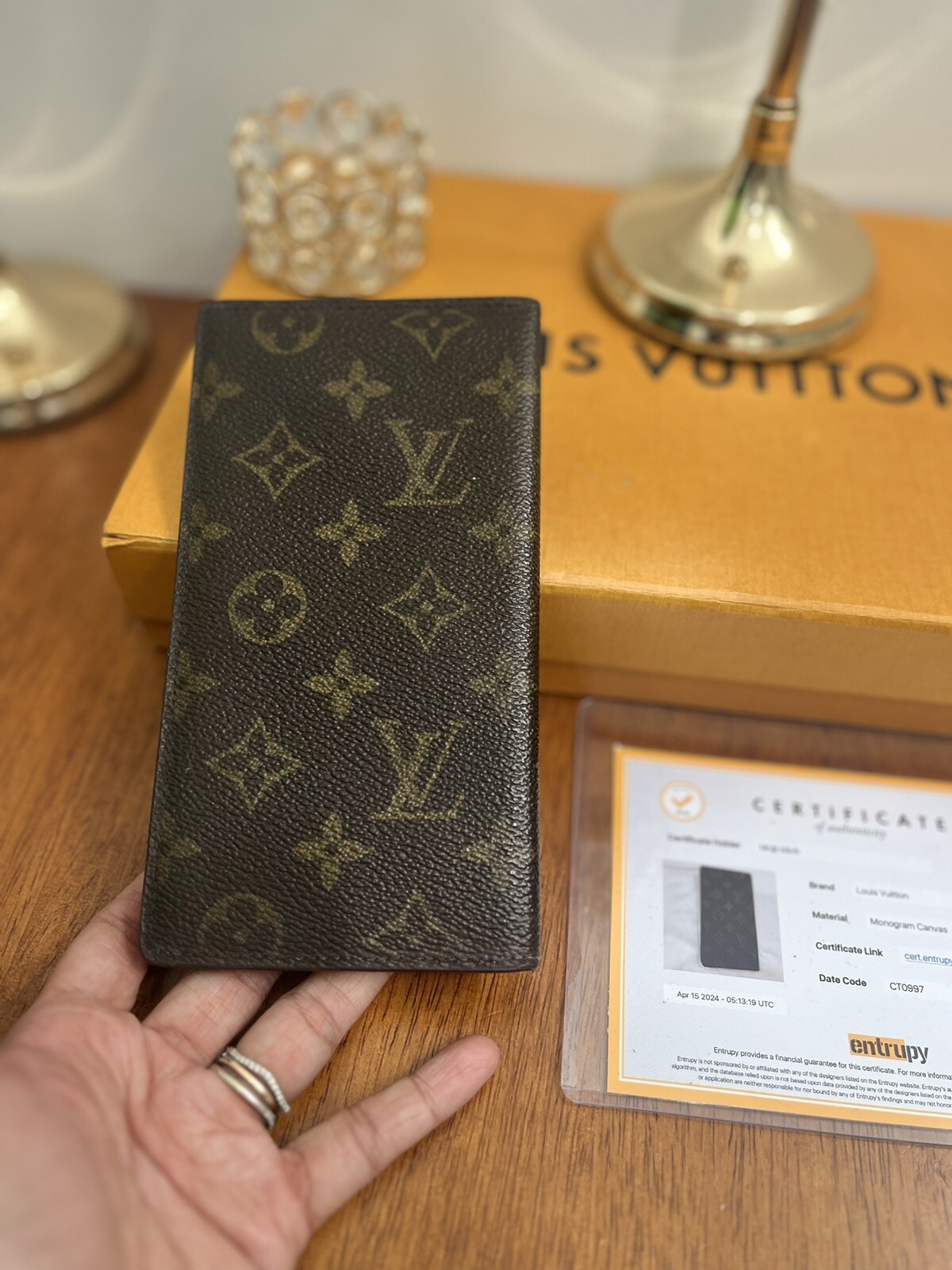 Authentic Vintage Monogram Thin Wallet - image 5