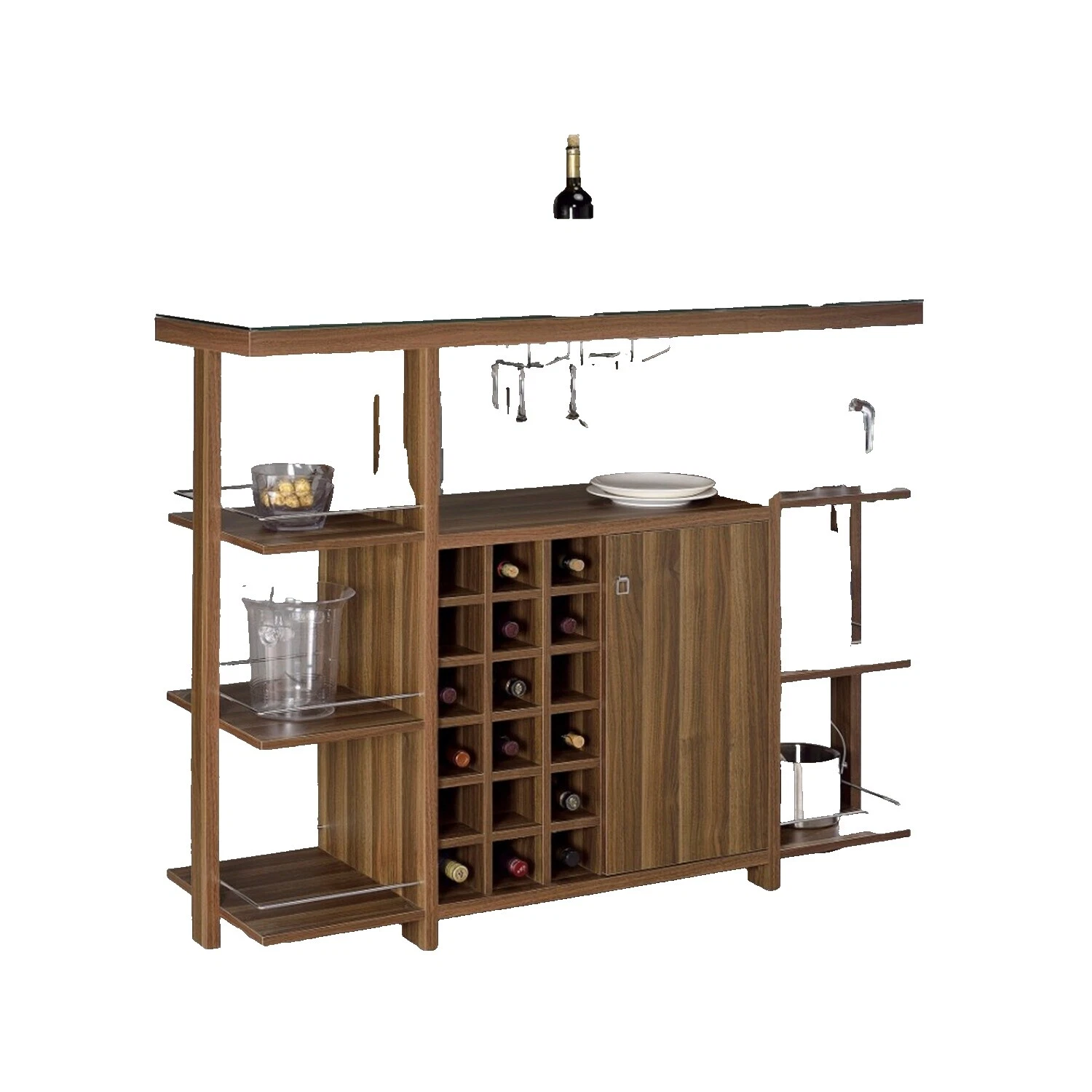 Benzara Brown aparadores, buffets y carros