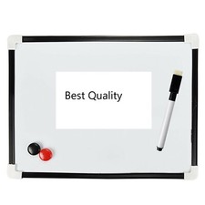 A4 White Board with Dry Wipe Pen and Eraser Magnetic Front Wipe Board