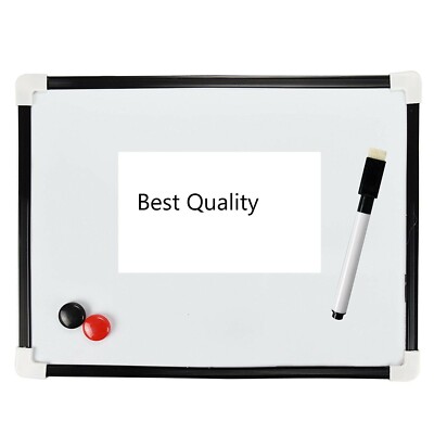 A4 Whiteboard mit trocken abwischbarem Stift und Radiergummi magnetische Front-Wischtafel