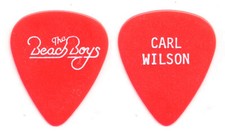 Vintage Beach Boys Carl Wilson Red Guitar Pick - 1980s Tours