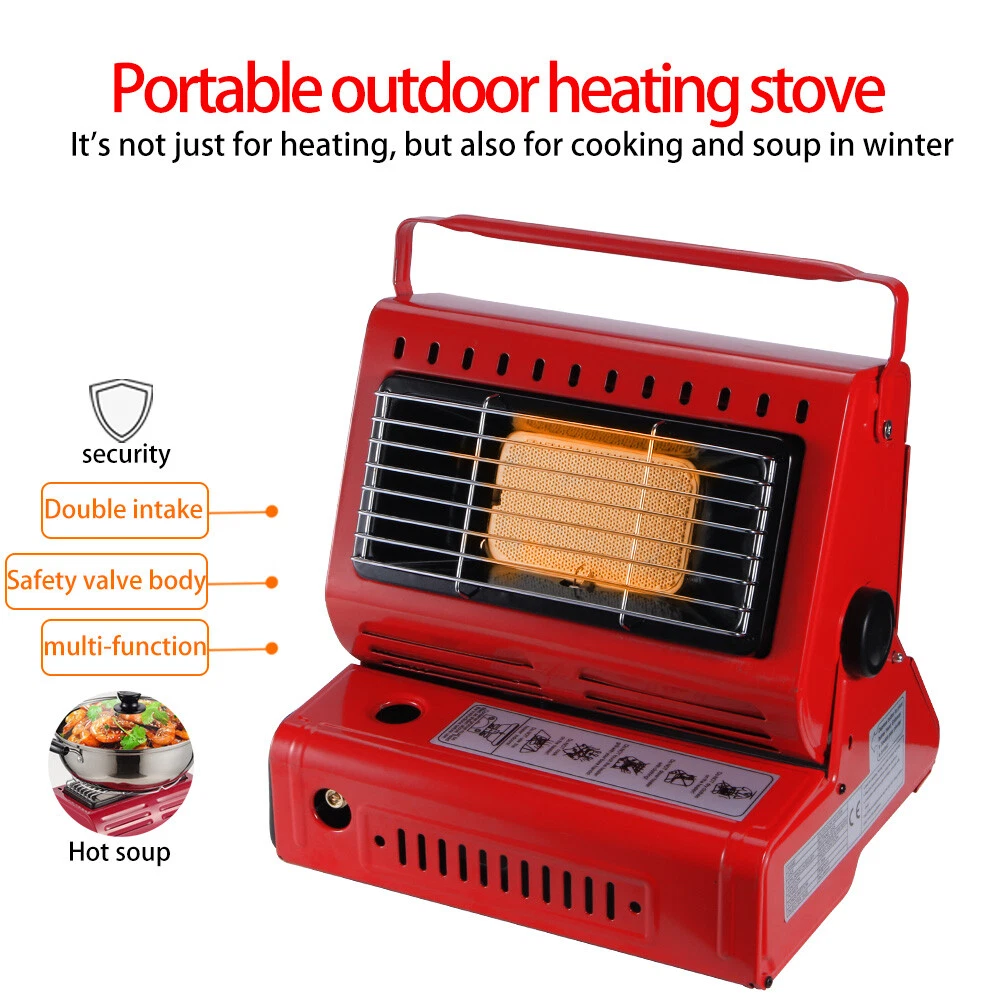 Camping Emergency Butane Heater Double Coherent Heat Source Survival Tools  NEW | eBay
