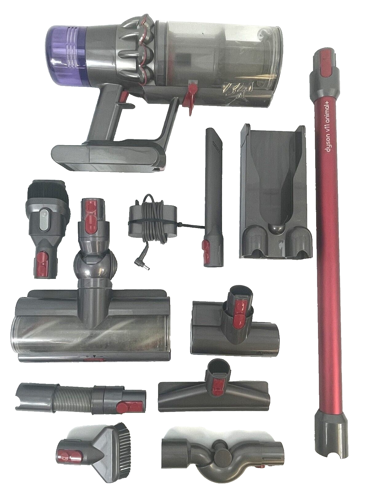 Dyson V11 SV15 Animal+ Cordless Vacuum Cleaner Red Wand and 8