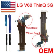 OEM LOT USB Charging Port Board Flex Cable Microphone For LG V60 ThinQ 5G V600