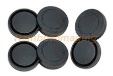 3 Pcs Lens Rear Cover Protective Cap Camera Body Sensor Caps for Sony E Mount 