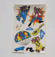 Vintage 90’s Chuck E. Cheese's Sticker Sheet (Team Chuck E / Sports) 1999