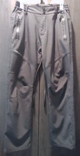 Men's Snow Pants:  Moerdeng Black Insulated for snow Size L Waist 28 stretch 