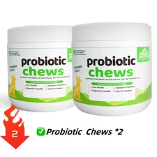 2pc Probiotic Chews For Dog Healthy Digestive Support & Gut Health Soft Chews