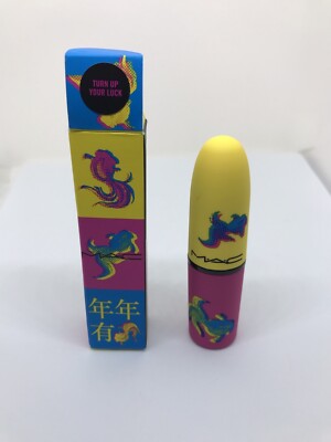 MAC Moon Masterpiece Limited Edition Powder Kiss Lipstick Turn Up Your Luck NEW