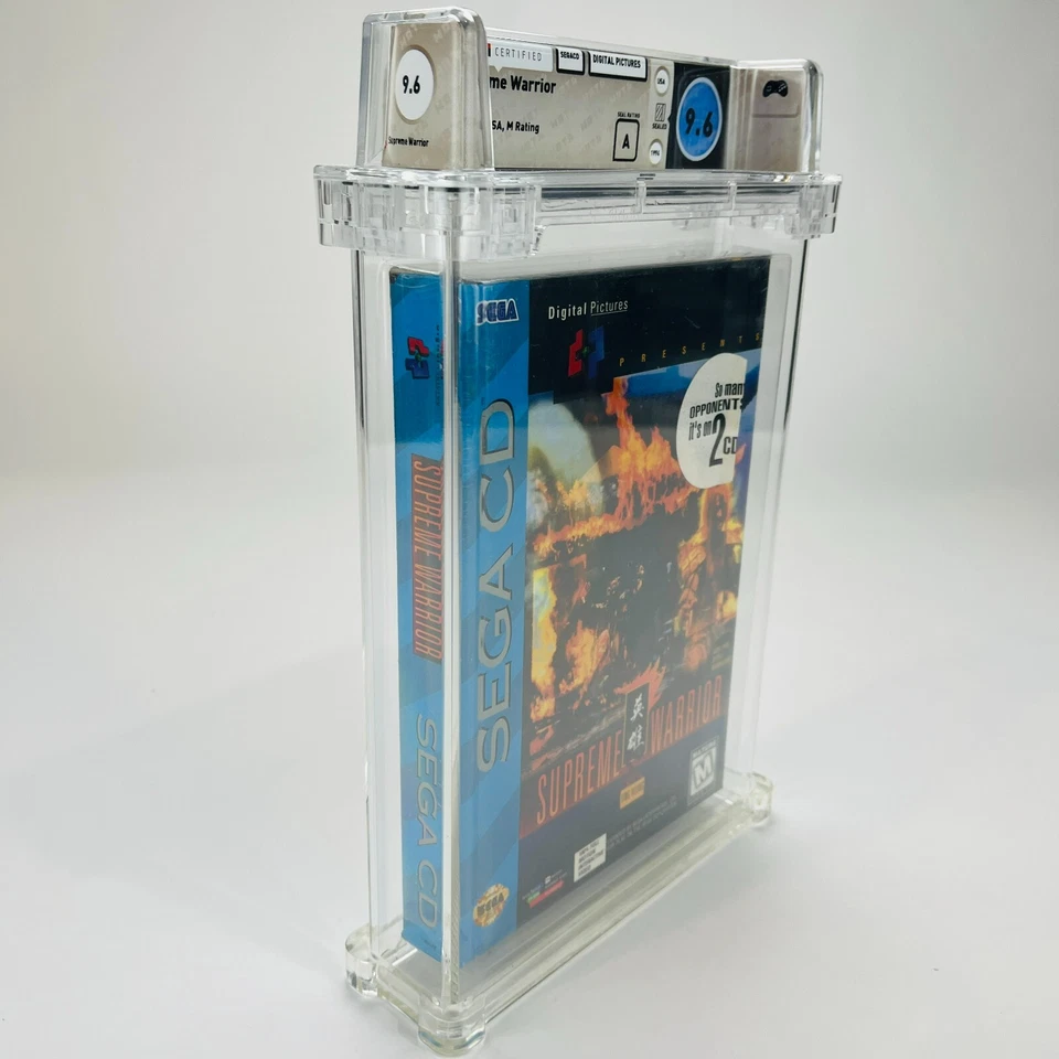 Supreme Warrior - Sega CD 1994 Factory Sealed NIB BRAND NEW WATA 9.6 A - Image 3 of 4