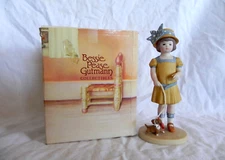 Bessie Pease Gutmann HE WON'T BITE Limited Edition Figurine H2160 Girl & Dog