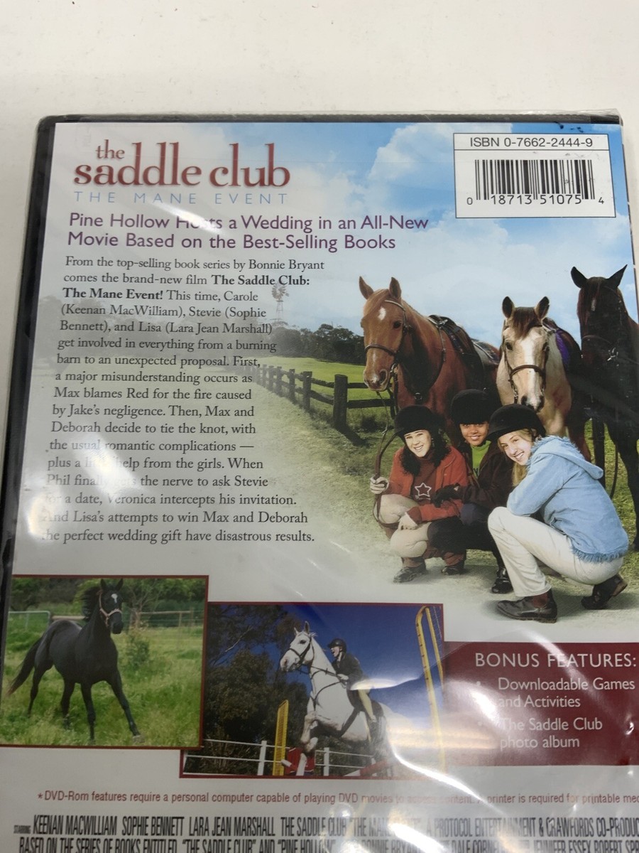 THE SADDLE CLUB: THE MANE EVENT (DVD) 18713510754| eBay
