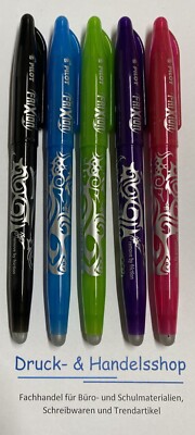Pilot Frixion Tintenroller 0,7 mm radierbar  5 Stück ( Farbset )
