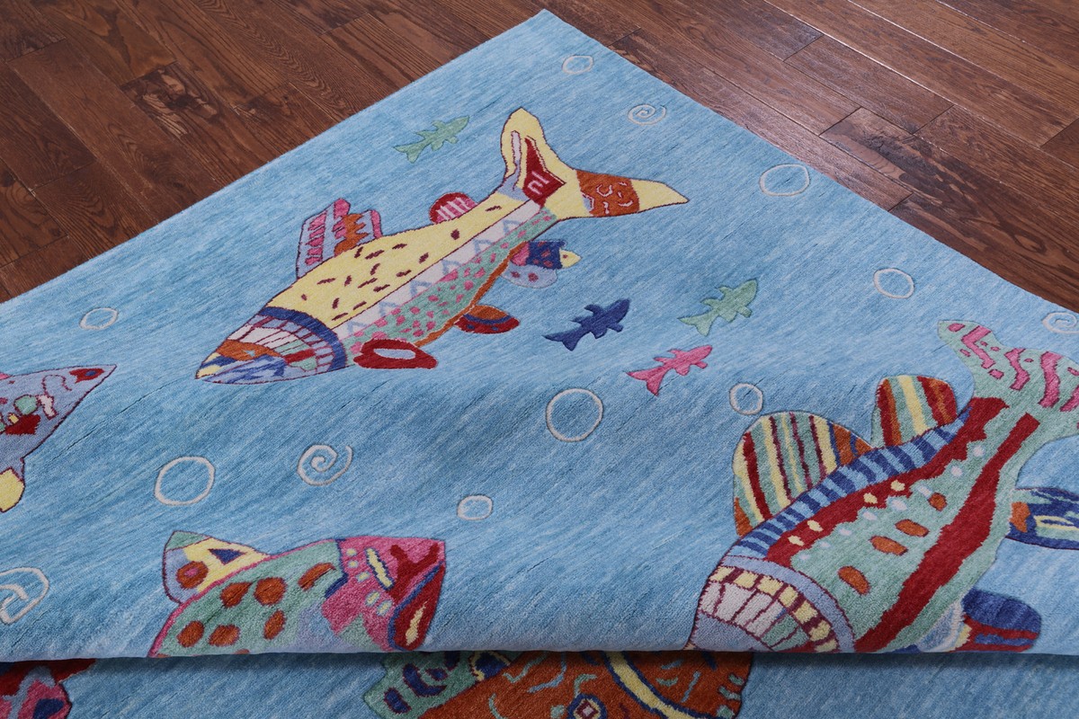 khamse rug今だけお値下げ！ Free Shipping! Better Homes & Gardens 5x7 Blue Persian