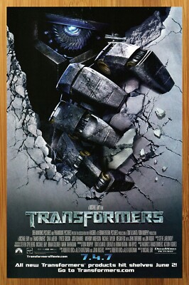 2007 Transformers Print Ad/Poster Optimus Prime Michael Bay Movie Promo Art 00s