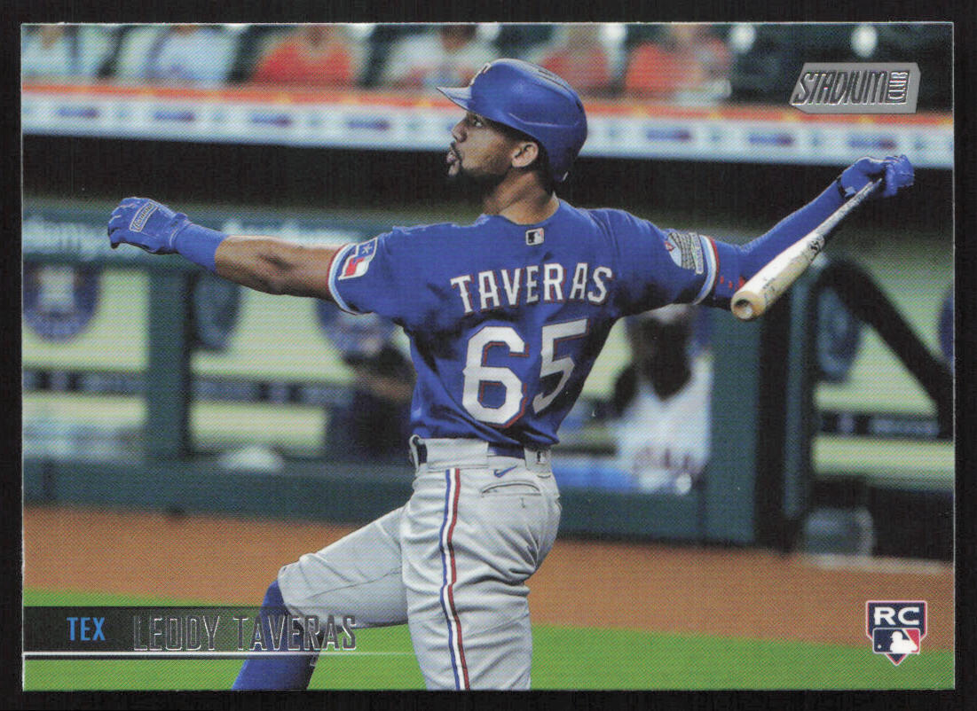 2021 Topps Stadium Club Leody Taveras 290 RC | Texas Rangers
