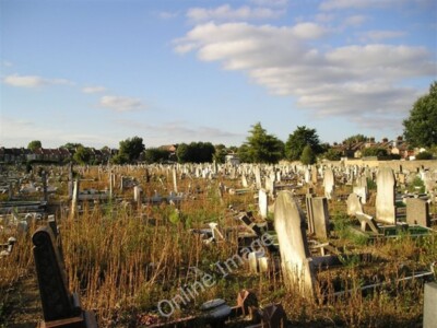 Foto 6x4 Walthamstow Friedhof Der Friedhof leidet an einem gewissen Grad c2009