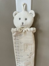 The Children Place Growth Beige Chart Fabric Soft Bear Wall Hanging/ Photos Baby