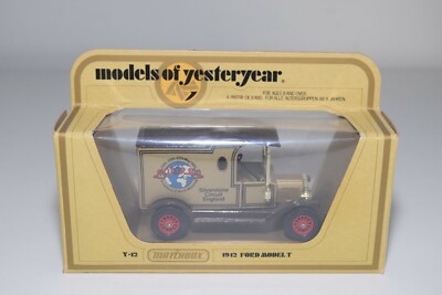 A35 1:43 MATCHBOX YESTERYEAR FORD MODEL T VAN ENGINE 100 SILVERSTONE MIB