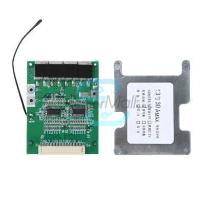 13S 48V 30A 18650 Li-ion Battery Protection Board BMS w/ Equalization for E-bike