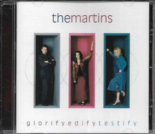 THE MARTINS........."GLORIFY EDIFY TESTIFY".........RARE HTF OOP GOSPEL CD