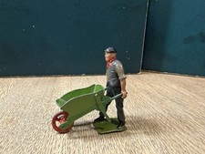 Britains: Gardener With Wheelbarrow. Post War c1950s