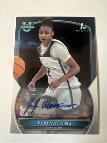 Juju Watkins 2022-23 Topps Bowman Chrome U 1st Bowman Auto #43