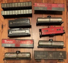 MARX train - Lot of metal 3/16 Freight Car Bodies - O Gauge - parts / repair