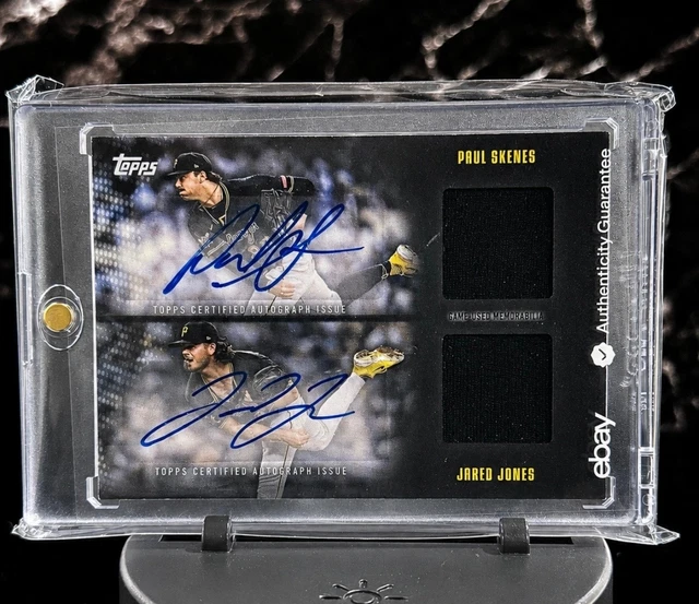 2025 Topps Major League Dual Auto Skenes Jones Game Used /10