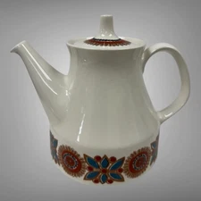 Figgjo Flint Norway Astrid Tea Pot Scandinavian Floral Design by Turi Gramstad