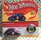 HOT WHEELS 2017 50Th ANNIVERSARY REDLINE BUTTON VOLKSWAGEN BEETLE NEW