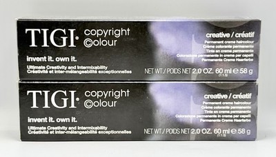 TIGI Copyright Colour Creative Permanent Hair Color 6/1 Dark Blue Blonde 2 Pack
